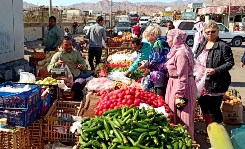 للمرة الخامسة على التوالي.. سوق اليوم الواحد بمدينة دهب بجنوب سيناء