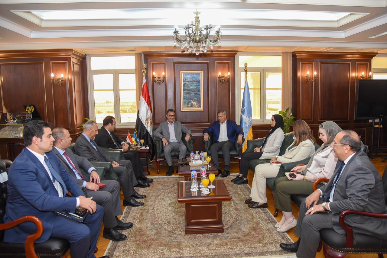 محافظ الإسكندرية يستقبل وزير التموين والمدير التنفيذي لجهاز “مستقبل مصر”
