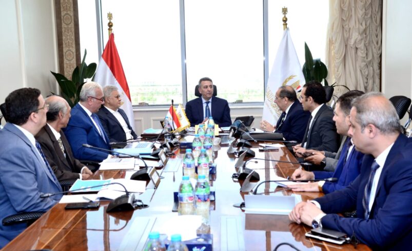 نائب وزير التموين يجتمع مع رئيس الشركة المصرية للحوم والدواجن