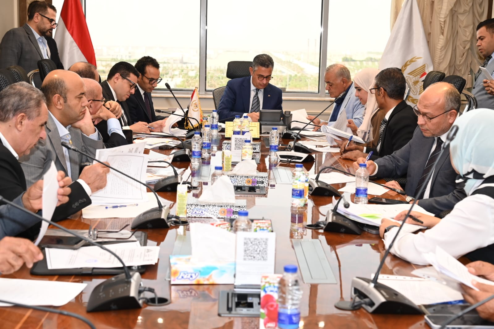 الدكتور شريف فاروق وزير التموين والتجارة الداخلية يلتقي بعدد من السادة أعضاء مجلسي النواب والشيوخ